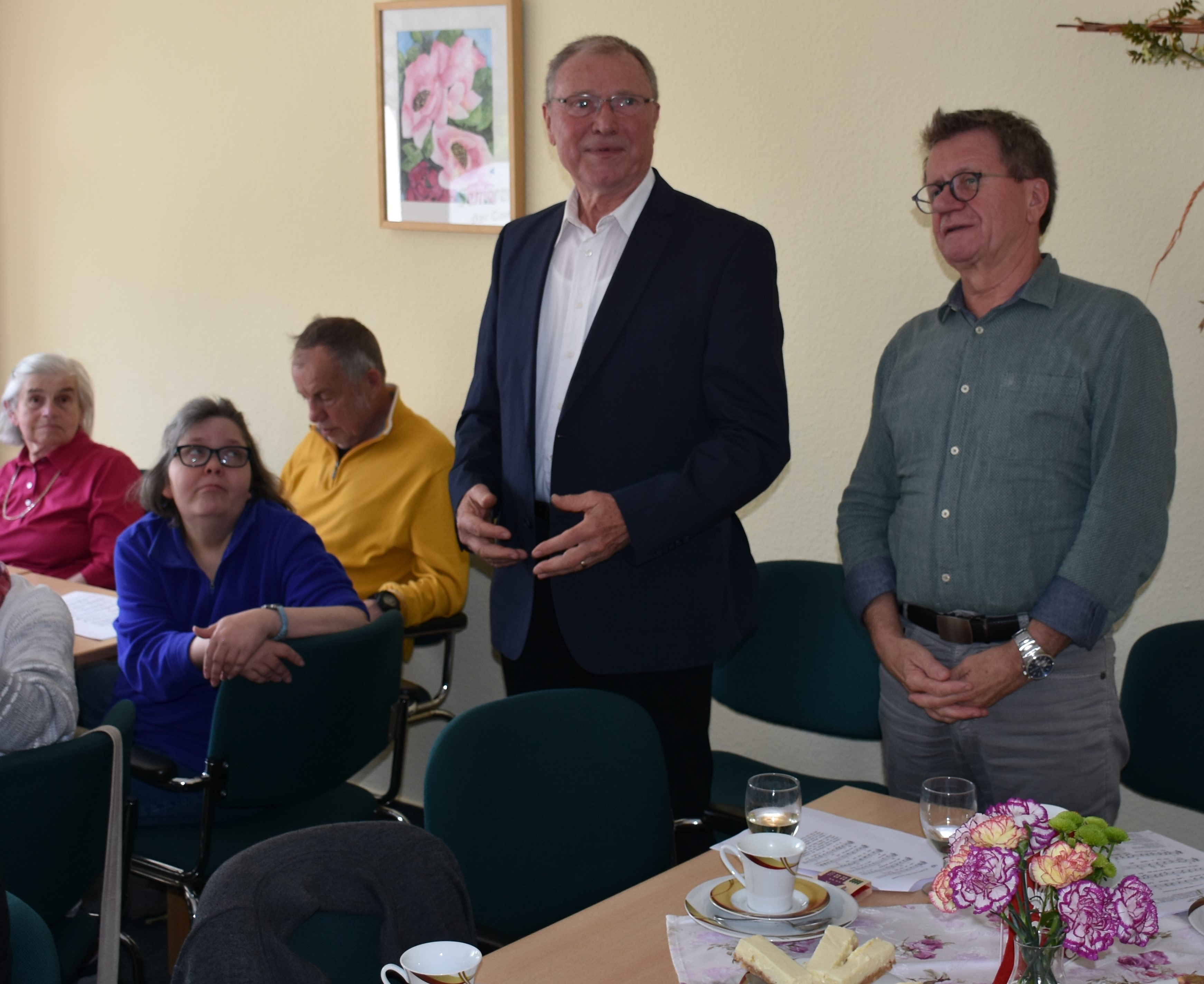 Die Gründungsväter des Caritas-Seniorentreffs Cottbus