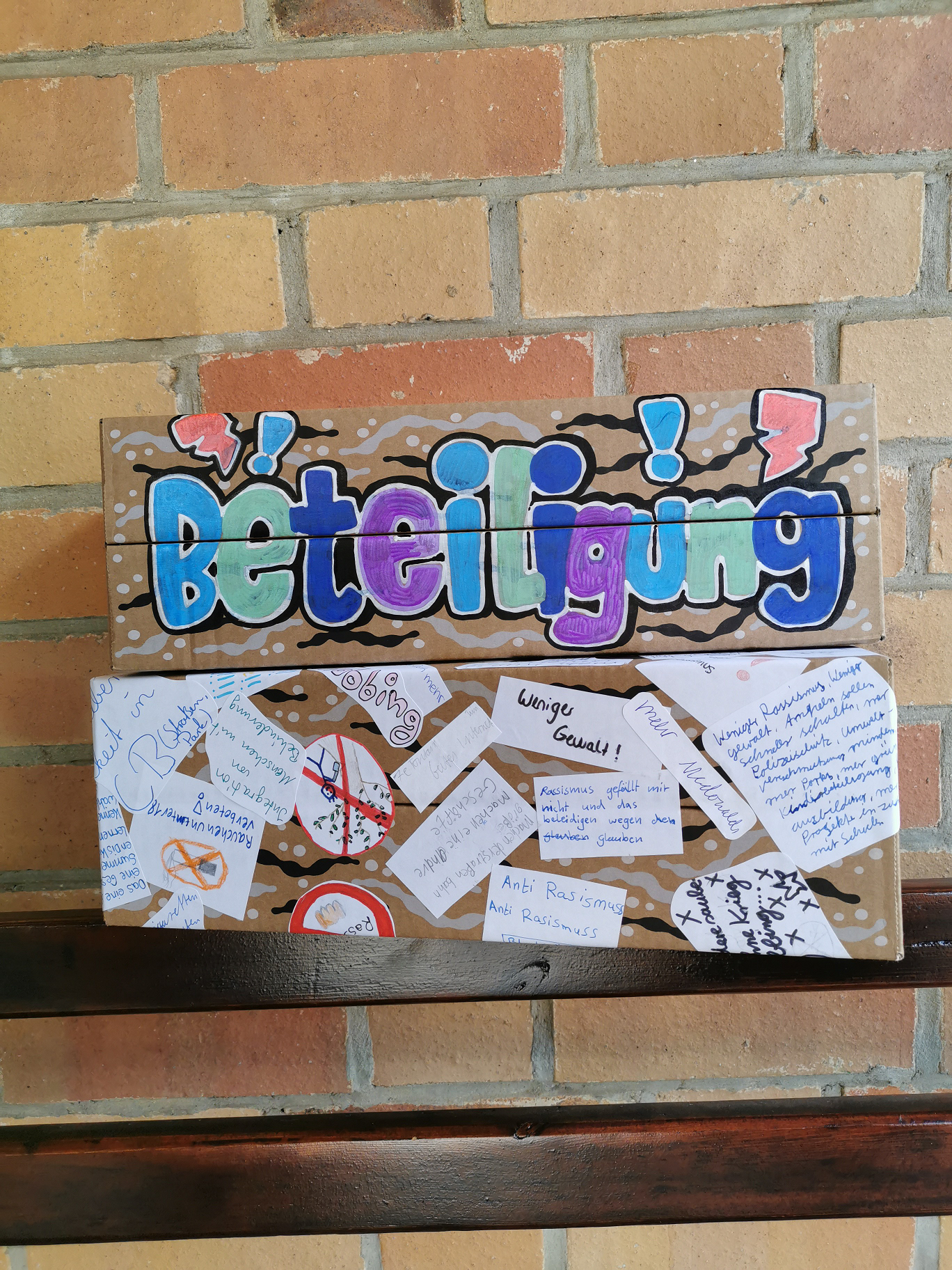 Schriftzug auf einer Mauer