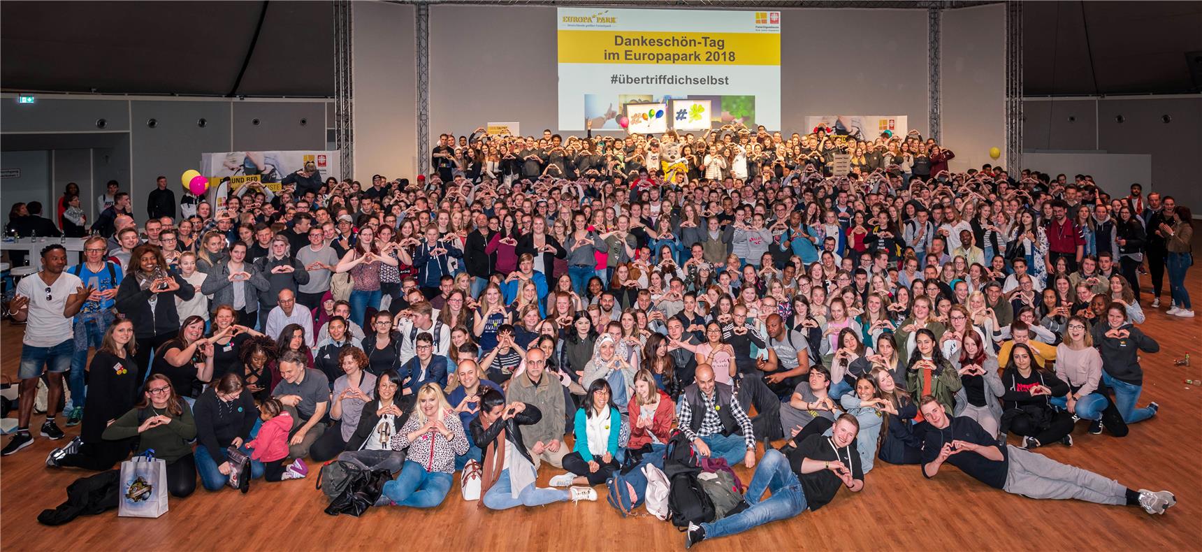 800 Freiwillige beim Dankeschön-Tag im Europa-Park.