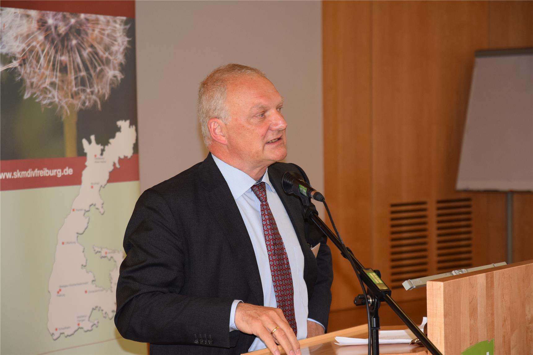 Loring Sittler bei seiner Rede zum demografischen Wandel