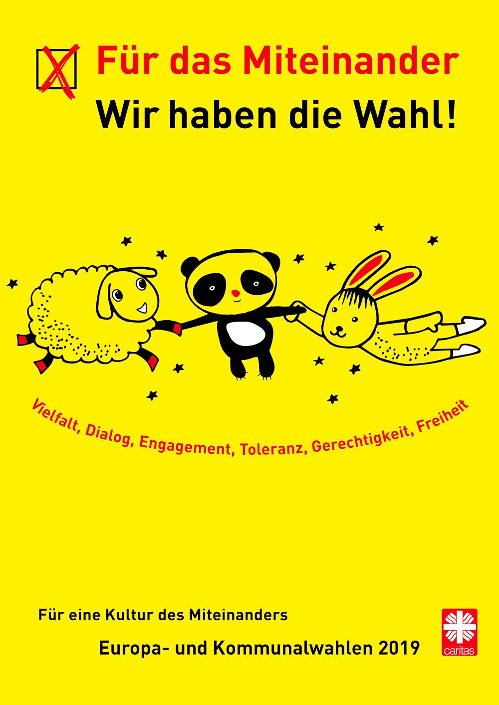 Wahlplakat für Kinder