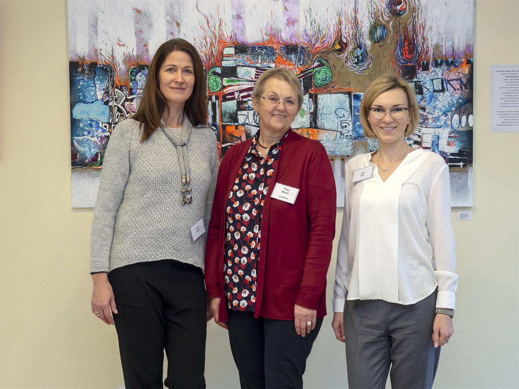 von links: Jana Voigt, Thea Mesli, Alla Boll