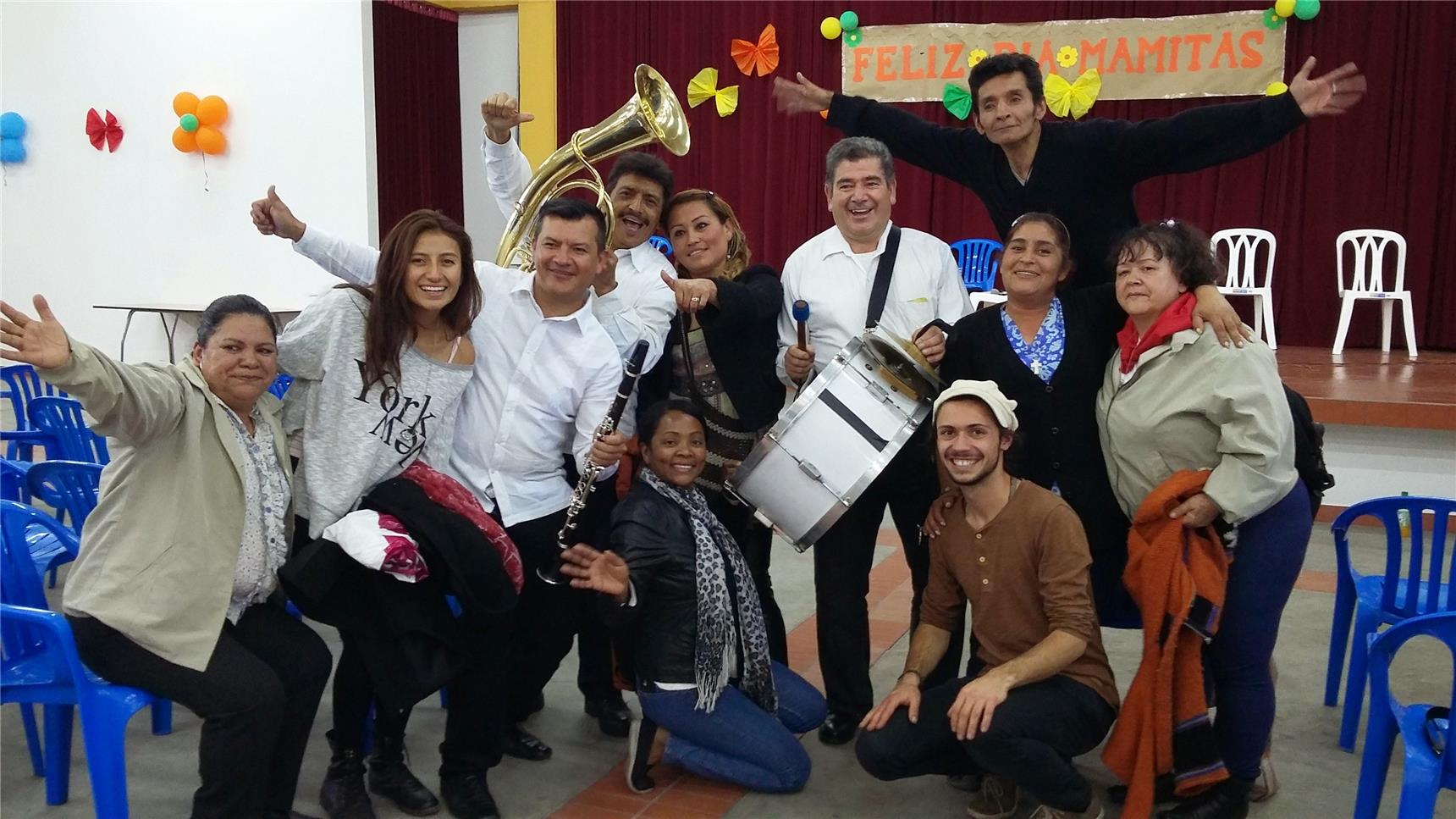 Musikgruppe in Kolumbien