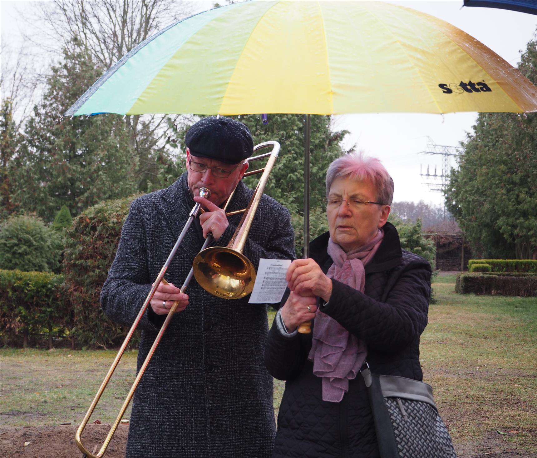 Matthias Frahnow spielt Posaune