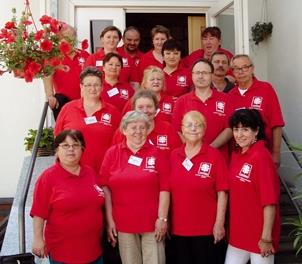 Ehren- und hauptamtliche Mitarbeiter der Caritas in Weißwasser