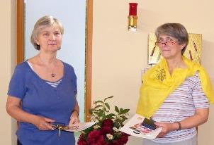 Ehrung von Barbara Hupe und Rosel Grund 