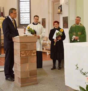 Ehrung Mitarbeiter der Caritas in Finsterwalde