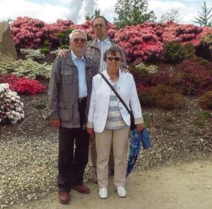 Familie Cording im Findlingspark Nochten
