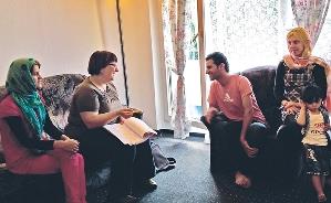 Beratung von Flüchtlingen zu Hause