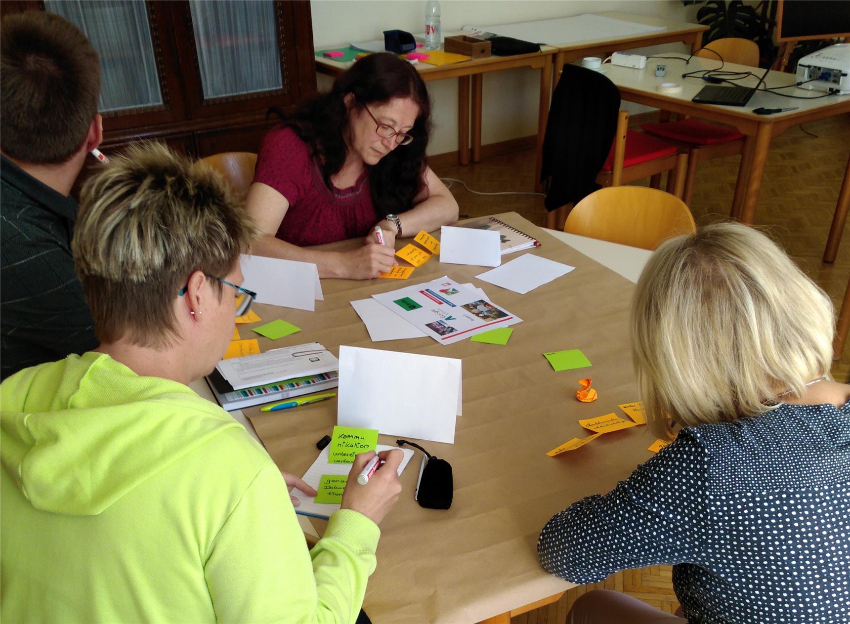 Mitarbeitende der Caritas-Behindertenhilfe