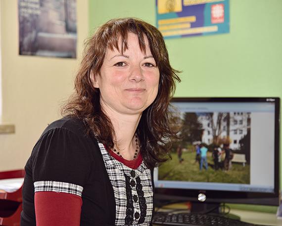Rita Lehmann in ihrem Büro