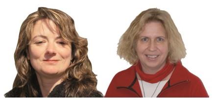 Portraits von Rita Lehmann und Manuela Werner