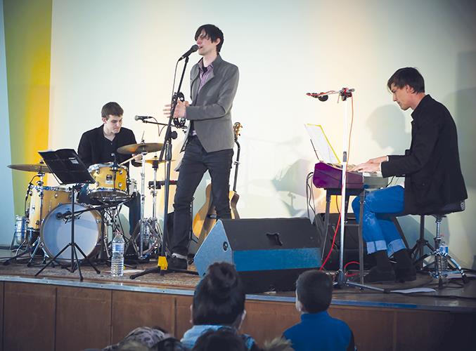 Das Trio Port116 in Eisenhüttenstadt