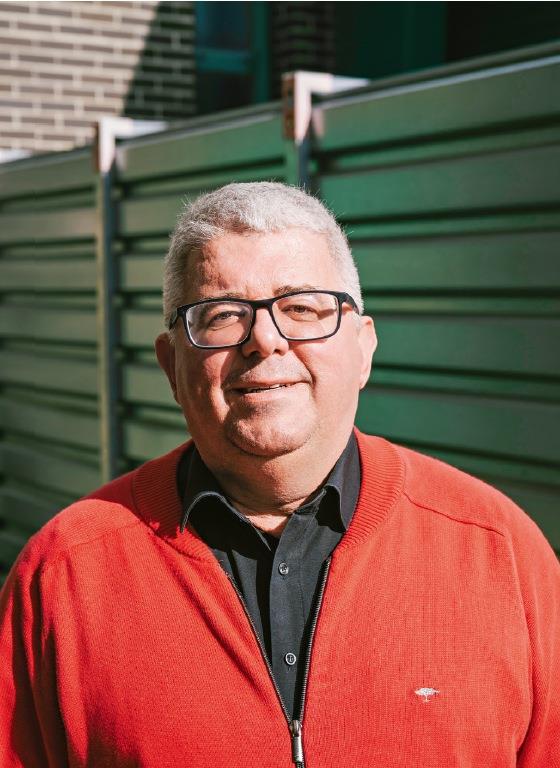 Der ehrenamtliche Pate Wolfgang Metzner (Porträt-Foto).