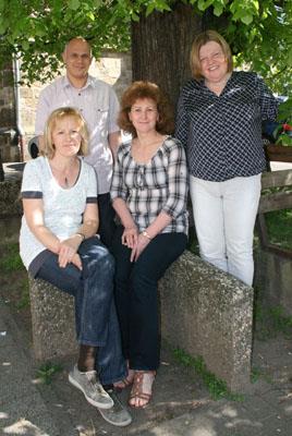 Gruppenfoto: die Initiatoren des Pilotprojektes