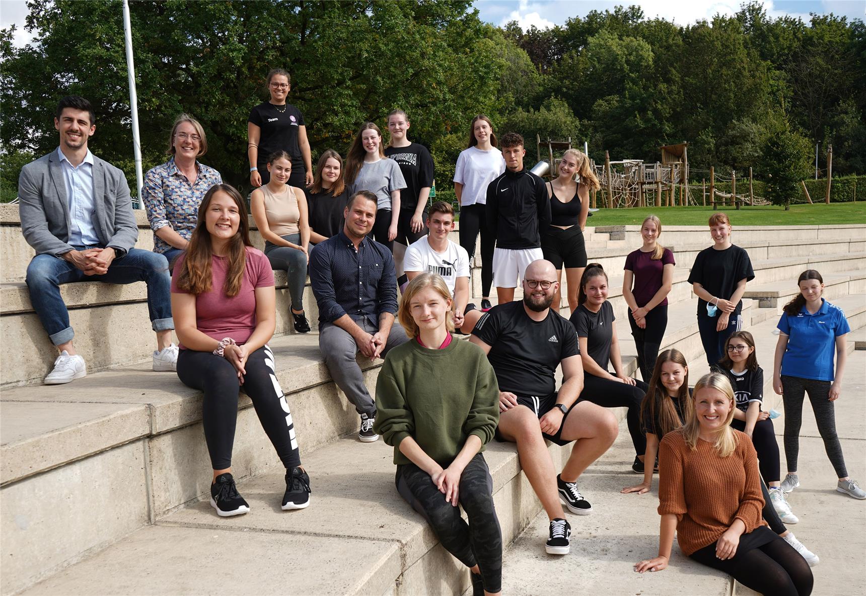 Die FSJler von IN VIA absolvieren die Basis-Module zur Übungsleiter-C-Lizenz