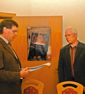 Matthias Schmidt ehrt Wolfgang Krauß