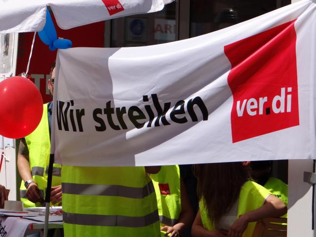 Streik von ver.di