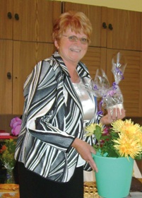 Annelies Langner bei ihrer Verabschiedung