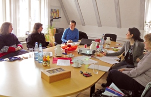 Beratung während des Besuches in Heilbronn-Hohenlohe