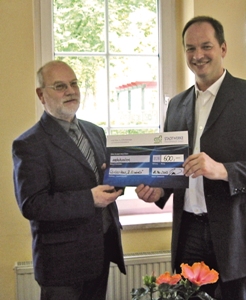 Scheckübergabe Finsterwalde