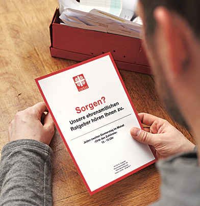 Infokarte mit der Aufschrift 